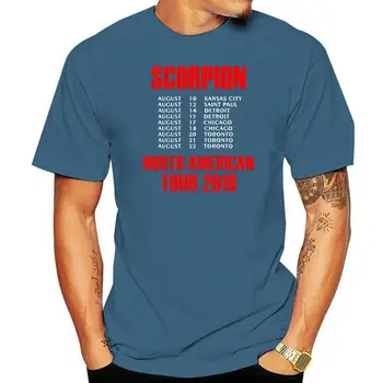 Drake Scorpion North America Tour 2022 Рубашка Черный мерч Размер с коротким рукавом S-3XL 100% хлопок Принт Мужской летний O-образный вырез