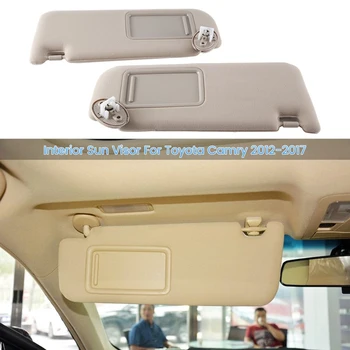 Автомобильный солнцезащитный козырек с зеркальным внутренним солнцезащитным козырьком для Toyota Camry 2012-2017 74320-06610-B1 74320-06610-B2