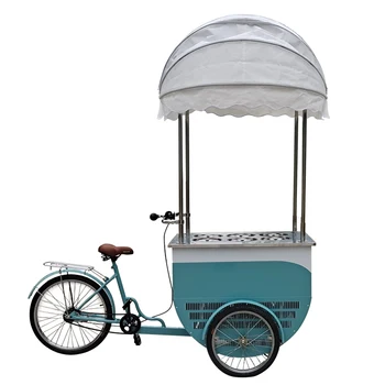 Итальянская тележка для мороженого Тележка для мороженого с эскимо 3 колеса Тележка для мороженого Велосипед Еда Велосипед Цена