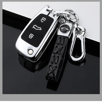 Крышка чехла для ключей автомобиля для Audi A1 A3 A4 A5 Q7 A6 C5 C6 A7 A8 R8 S4 S5 S6 S7 S8 SQ5 2015 2016 2017 2018 Складной карман для ключей
