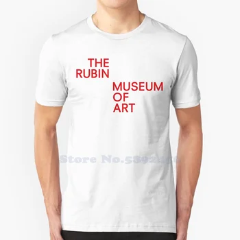Рубин Музей искусств Логотип бренда Высококачественные футболки 2023 Модная футболка Новая графическая футболка