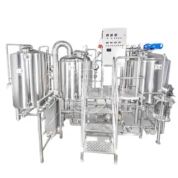 5BBL Проект пивоварения Вся система поставляется с готовыми решениями Поставлено оборудование для крафтовой пивоварни 5 баррелей